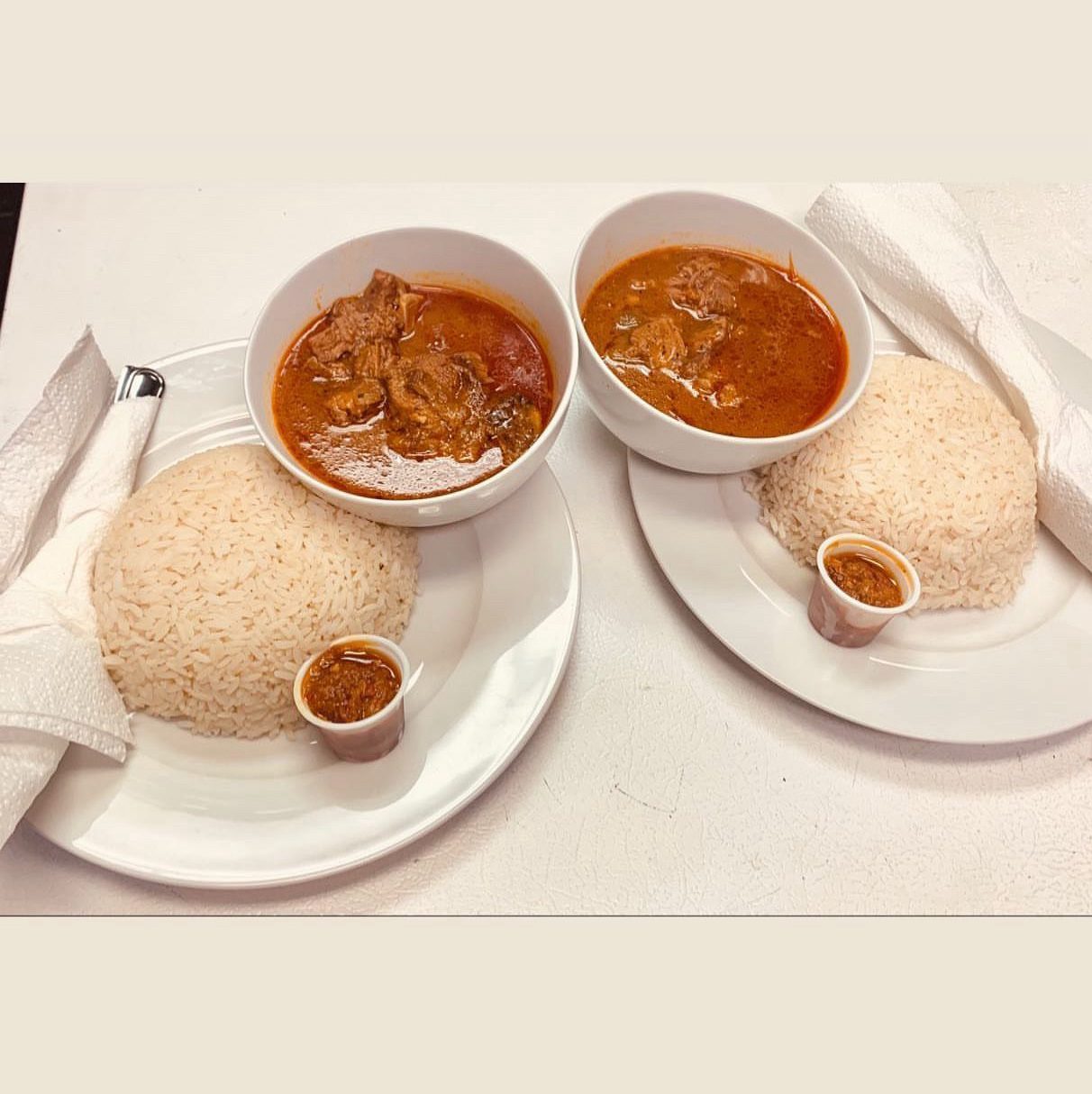 Goat Soup With RIce.
