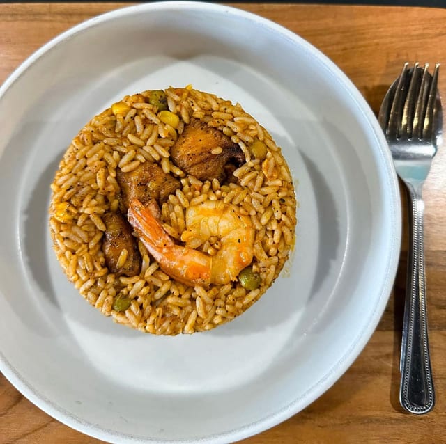 Jollof Rice.