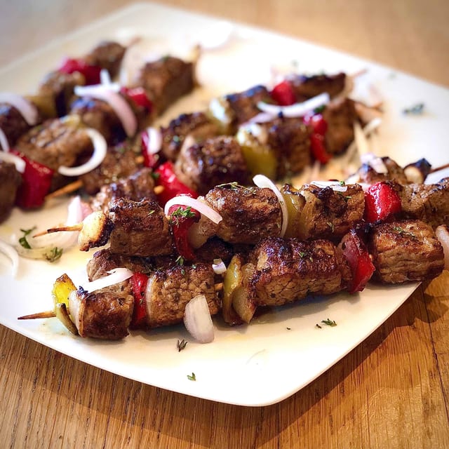 Beef Kabob.