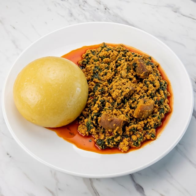 Egusi and FuFu.